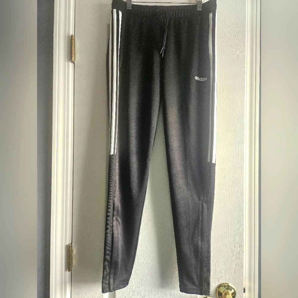 Adidas Tiro Training Track Pants Womens Size M Black And White